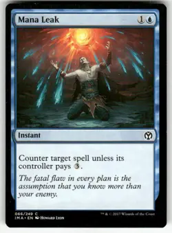 MANA LEAK #66 (COMMON) MTG ICONIC MASTERS - Image 1