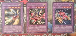 Yu-Gi-Oh! TCG 3x YZ-Tank Dragon, XY/XYZ-Dragon Cannon Rare - Image 2