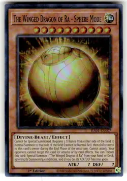 Yugioh! The Winged Dragon of Ra - Sphere Mode - RA01-EN007 - Super Rare - 1st NM - Image 1