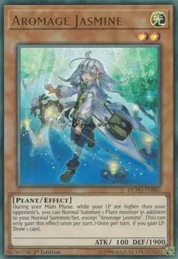 Yugioh Aromage Jasmine DUPO-EN082 Ultra Rare 1st Edition Lightly Played - Image 1