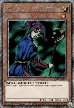 Magician Of Faith - Platinum Secret Rare 1st Edition RA03-EN090 - NM - YuGiOh - Image 1