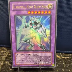 Yugioh - Elemental Hero Glow Neos STON-EN036 Ultra Rare 1st Edition LP - Image 2