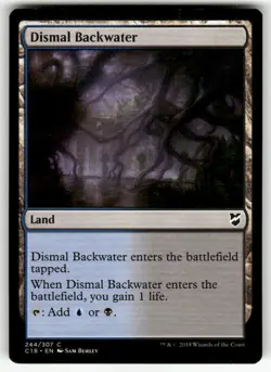 DISMAL BACKWATER #244 (COMMON) MTG COMMANDER 2018 - Image 1