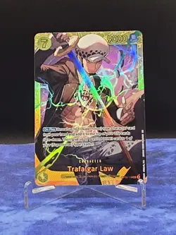 One Piece Trafalgar Law OP10-119 SEC Royal Blood English NM - Image 1