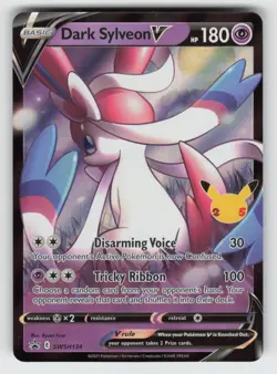 Dark Sylveon V SWSH134 NM Holo SWSD SWSH: Sword & Shield Promo Cards 03 - Image 1