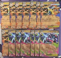 14-Card Lot Of Mega Charizard X & Mega Charizard Y ex Holo - Pokemon TCG - NM - Image 1