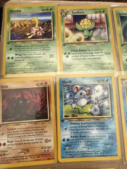 Pokemon 1st Edition Neo Genesis 15 Card Lot Set Builder W/Trainers NM LP - Image 4