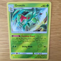 GROVYLE 21/214 POKEMON CARD (LOST THUNDER SET) REVERSE HOLO - Image 1