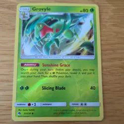 GROVYLE 21/214 POKEMON CARD (LOST THUNDER SET) REVERSE HOLO - Image 2