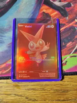 Pokemon TCG Victini White Flare Black Bolt Card 172/086 BWR Possible 10! - Image 1