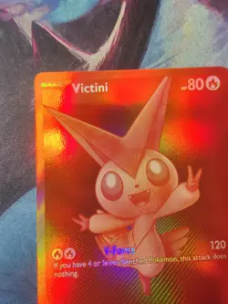 Pokemon TCG Victini White Flare Black Bolt Card 172/086 BWR Possible 10! - Image 2
