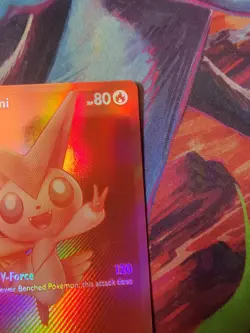 Pokemon TCG Victini White Flare Black Bolt Card 172/086 BWR Possible 10! - Image 3