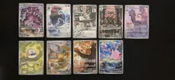 Pokemon Perfect Order Illustration Rare lot of 9 cards Clefairy IR English NM - Image 1