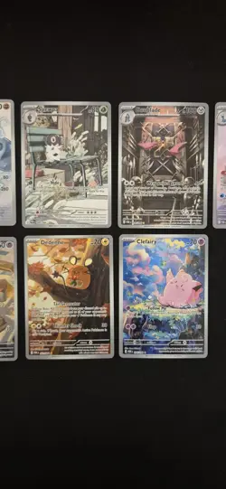 Pokemon Perfect Order Illustration Rare lot of 9 cards Clefairy IR English NM - Image 5