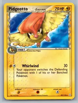 Pidgeotto (Delta Species) Holon Phantoms #49/110 Uncommon Pokemon Card - Image 1