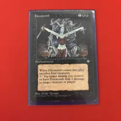 Hecatomb Ice Age Regular MP MTG 1995 Magic The Gathering - Image 3