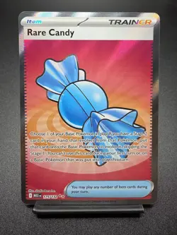Rare Candy Full Art Trainer 175/132 Mega Evolution Pokemon Card - Image 1
