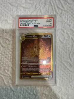 Pokemon TCG Arceus VSTAR Crown Zenith GG70/GG70 Secret Rare Card - Image 1