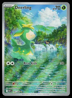 Deerling 091/086 Holo Illustration Rare White Flare Pokemon Card - Image 1