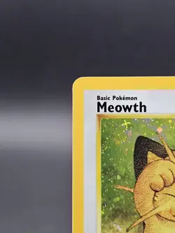 Pokemon TCG Meowth Black Star Promos Holo Card Game Boy 1999 NM+/M - Image 3