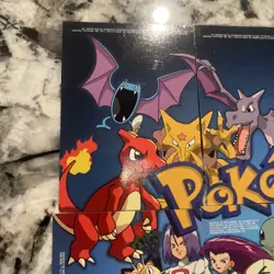 1999 Topps Pokemon 9-Card Complete Puzzle Set TV Animation Jesse James Pikachu - Image 2