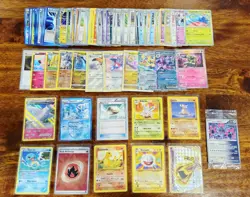 Pokemon TCG 100+ Card Lot Featuring HOLO / REVERSE HOLO + ULTRA RARE 1999-Modern - Image 1