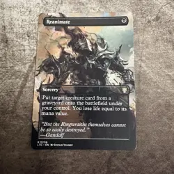 Reanimate - Custom Art MTG Magic The Gathering Playtest Card - Image 1