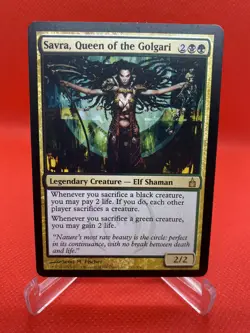 MTG Savra, Queen of the Golgari Ravnica 225/306 Regular Rare. 1x NM - Image 1