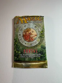 Magic The Gathering Portal 15 Tradable Game Cards Booster Pack NEW SEALED! - Image 1