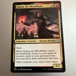 MTG - Garna, the Bloodflame - Commander: Dominaria United - Uncomon 151 DMC - Image 1