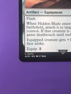 Mtg - Hidden Blade - Free P+P - Image 4