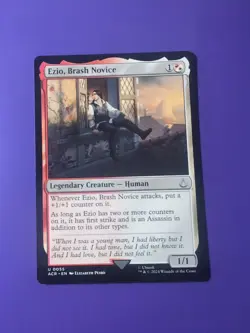 MTG - Ezio, Brash Novice - Free P+P - Image 1
