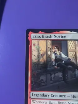 MTG - Ezio, Brash Novice - Free P+P - Image 3