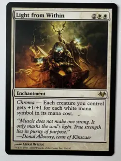 Light From Within X1 Mtg Eventide MP Magic the Gathering - Image 1