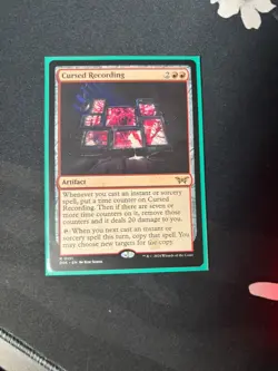 Duskmourn: House of Horror - Cursed Recording - MTG - NM - Image 1