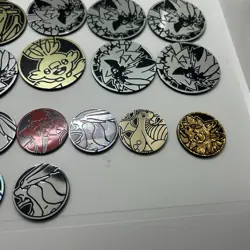 Pokemon TCG Official Lot Of 45 Coins: Jumbo, Regular, Small - Image 5