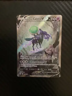 Pokemon Chilling Reign Shadow Rider Calyrex V 172/198 Alternate Art Ultra NM - Image 1