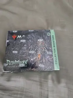 MTG Duskmourn House of Horror Collector Booster Box 12 Packs Magic Sealed New - Image 1