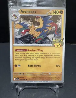 Exclusive Pokemon Chicago Field Museum Fossil Exhibit Archeops Promo Card Sealed - Image 1