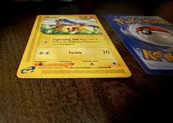 Pokemon TCG Expedition e-reader 2002 Pikachu 12/165 Raichu 61/165 2-Card Lot - Image 4
