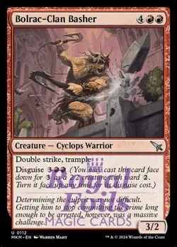 Bolrac-Clan Basher 4x FOIL MTG Murders at Karlov Manor MKM Uncommon MINT red - Image 1