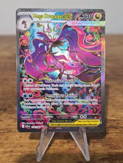 Mega Dragalge EX Pokemon TCG Chaos Rising 118/086 SIR CLEAN!! - Image 1