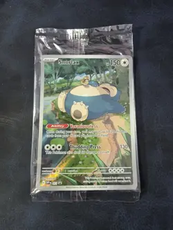 Snorlax SVP EN 051 Black Star Promo Scarlet & Violet Pokemon 151 Card - SEALED - Image 1