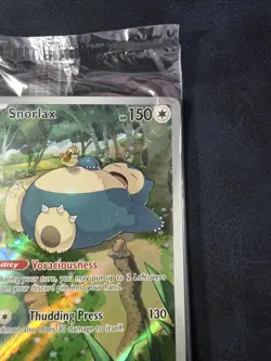 Snorlax SVP EN 051 Black Star Promo Scarlet & Violet Pokemon 151 Card - SEALED - Image 3
