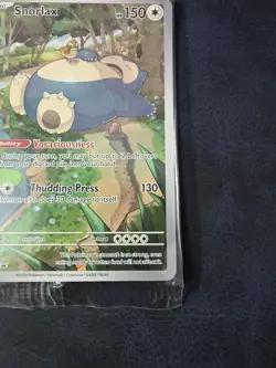 Snorlax SVP EN 051 Black Star Promo Scarlet & Violet Pokemon 151 Card - SEALED - Image 5
