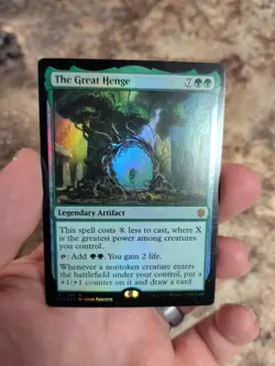 The Great Henge -Foil Near Mint MTG Throne of Eldraine - Image 1