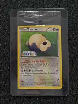 Snorlax 80/106 Build A Bear Workshop 2014 Pokemon Sealed Promo - Image 1