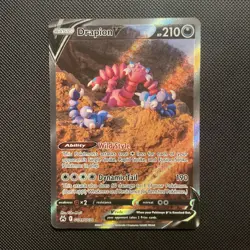 Drapion V GG49/GG70 Holo V Rare Crown Zenith Galarian Gallery Pokemon Near Mint - Image 1