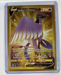 Galarian Articuno V – 182/172 – Secret Rare Gold – Crown Zenith – Pokemon TCG - Image 1