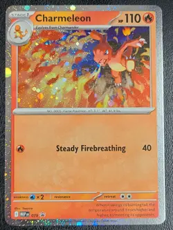 Charmeleon - 079 (Cosmos Holo) 079 Me: Mega Evolution Promo Holo Pokemon - Image 1